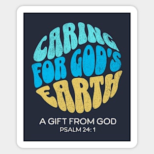 Caring For God's Earth Christian Creation Care Sky Sea Soil Sticker